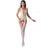 PASSION - WOMEN BS057 WHITE BODYSTOCK ONE SIZE