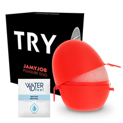 JAMYJOB - DISCRETE BLACK EGG MASTURBATOR