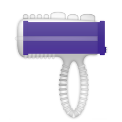 CASUAL LOVE - VIBRATING TONGUE RING LILAC