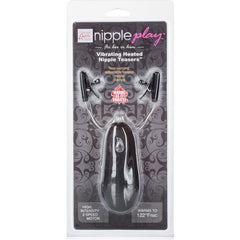 CALEXOTICS - BLACK VIBRATING HEATED TIP TEASERS