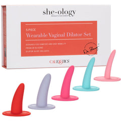 CALEXOTICS - KIT 5 PCS MULTICOLOR VAGINAL OR ANAL DILATORS