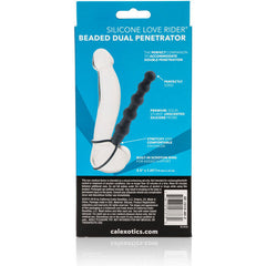 CALEXOTICS - BEADED DOUBLE PENETRATOR BLACK