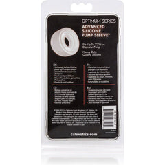 CALEXOTICS - ADV SILICONE PUMP SLEEVE CLEAR