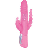 SEVEN CREATIONS - E RABBIT TRIPLE PLAYPINK TRIPLE STIMULATION VIBRATOR