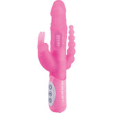 SEVEN CREATIONS - E RABBIT SLIMINE TRIPLE PLAY PINK TRIPLE STIMULATION VIBRATOR