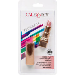 CALEXOTICS - HIDE & PLAY RECHARGEABLE LIPSTICK BULLET SOFT PINK