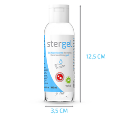 STERGEL - ALOE VERA HYDROALCOHOLIC HAND DISINFECTANT GEL 100ML