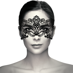 COQUETTE CHIC DESIRE - BLACK LACE WIDE MASK