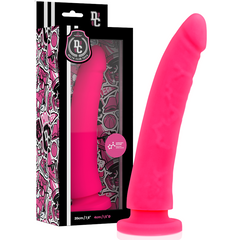 DELTA CLUB -TOYS PINK SILICONE MEDICAL DILDO 20 CM -O- 4 CM