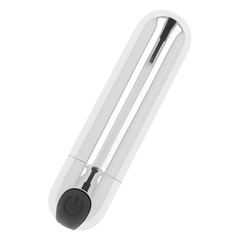 OHMAMA - SILVER VIBRANT BULLET 8 CM