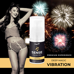 COQUETTE CHIC DESIRE - PREMIUM LIQUID STRAWBERRY PULSE VIBRATING GEL 15ML