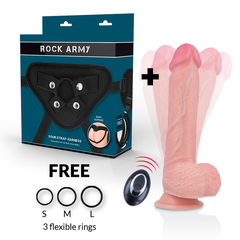 ROCKARMY - ARC + PREMIUM APACHE LIQUID SILICONE VIBRATOR REMOTE CONTROL 20.5 CM -O- 4.62 CM