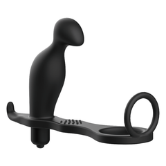 ADDICTED TOYS - ANAL PLUG - WITH BLACK SILICONE RING 12 CM