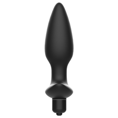 ADDICTED TOYS - MASSAGER ANAL PLUG WITH VIBRATION BLACK