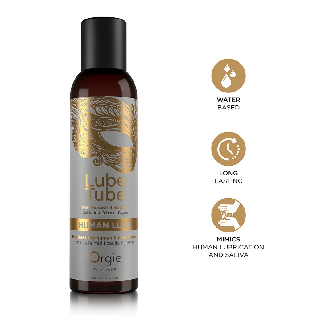 Water-Based Lubricant Gel Human Lube 150ml Orgie