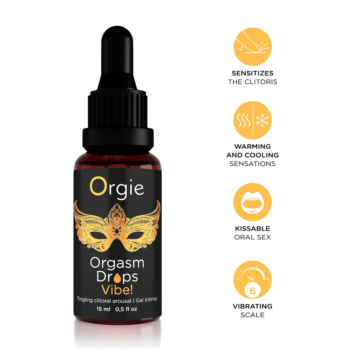 ORGASM DROPS VIBE 15ML ORGASM DROPS
