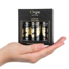 ORGIE Sensual Tantric Massage Oil Set, Mini Size, 3 x 30ml