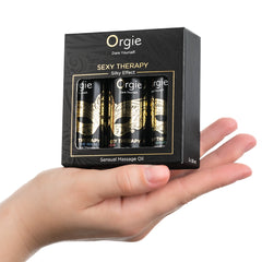 ORGIE SEXY THERAPY SENSUAL MASSAGE OIL SET MINI SIZE 3X30ML
