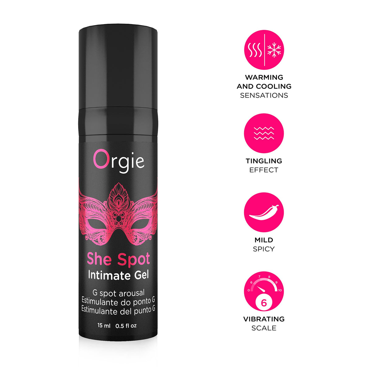 G-Spot Stimulating Gel She Spot 15ml Orgie