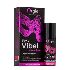 Intense Orgasm Vibrating Gel 15ml ORGIE