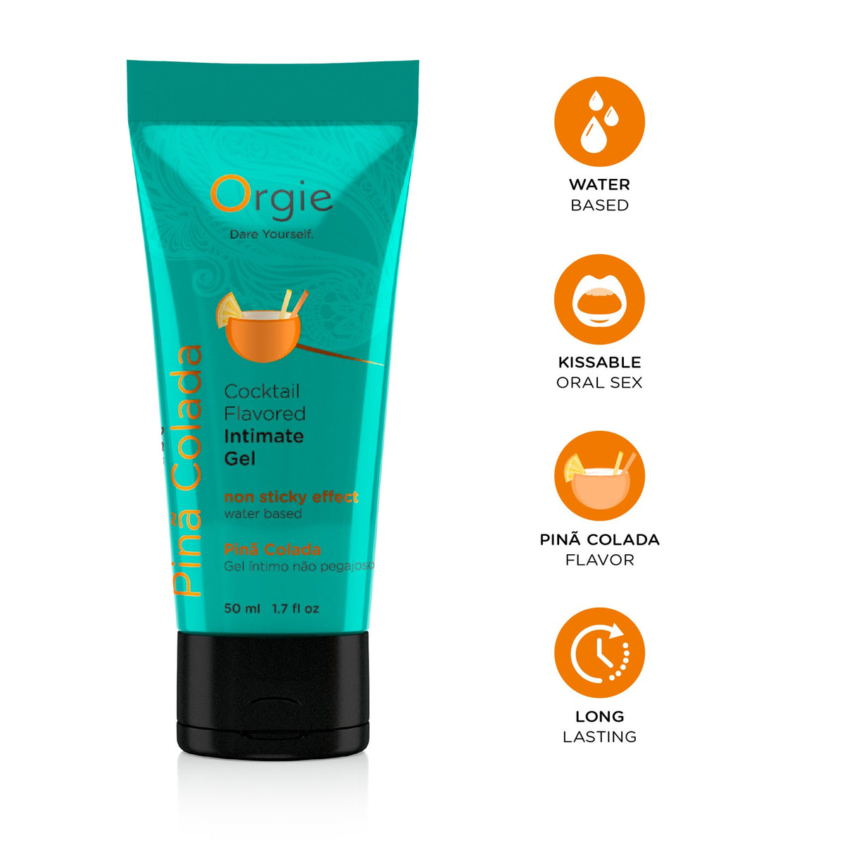 LUBRIFICANTE LUBE TUBE COCKTAIL PIÑA COLADA 50ML ORGIE