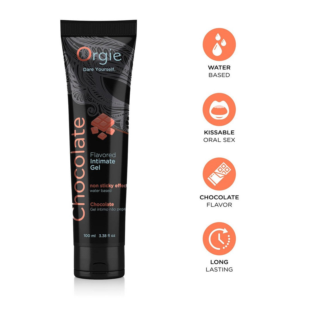 Water-based lubricant with chocolate flavor 100ml ORGIE