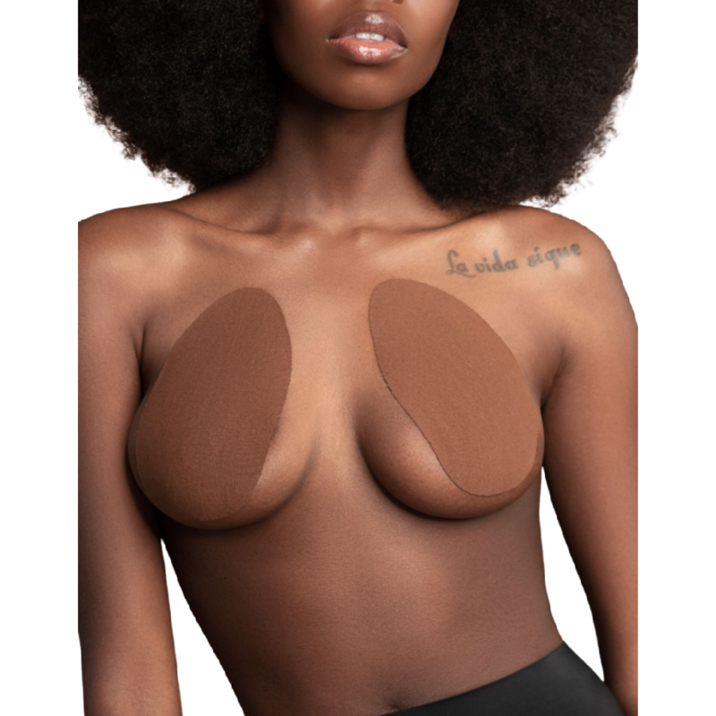 BYE-BRA - BREAST ENHANCEMENT + 3 PAIRS OF BEIGE SATIN A/C CUP