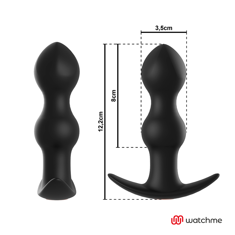 ANBIGUO - WATCHME REMOTE CONTROL PLUG ANAL VIBRATOR TIBERIUS