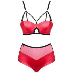 OBSESSIVE - LEATHERIA TWO PIECE SET L/XL
