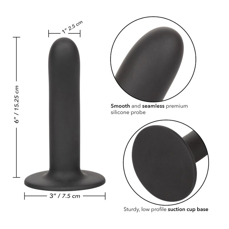 CALEXOTICS - BOUNDLESS DILDO 15.25 CM COMPATIBLE SMOOTH