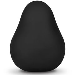G-VIBE - REUSABLE TEXTURED MASTURBATOR BLACK EGG