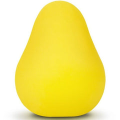 G-VIBE - REUSABLE YELLOW TEXTURED MASTURBATOR EGG