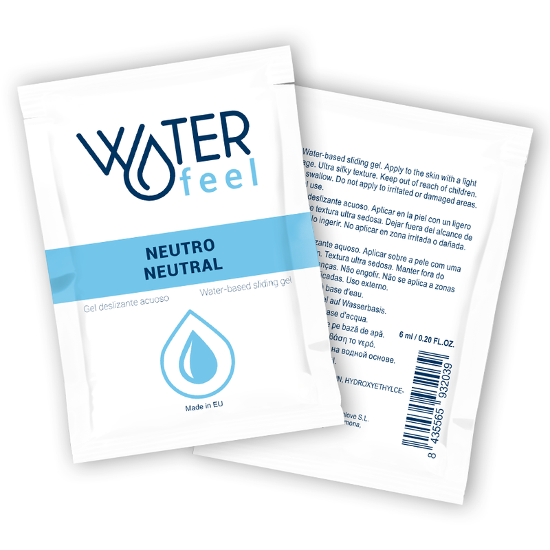 WATERFEEL - NEUTRAL WATER BASED SLIDING GEL 6 ML