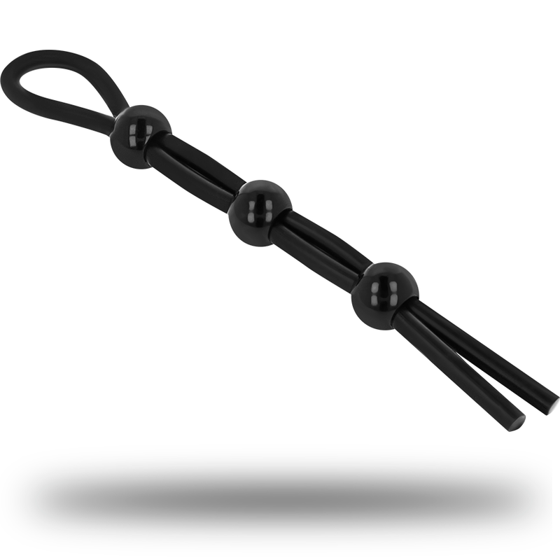 OHMAMA FETISH - COCK WITH CORD AND TESTICLE RING