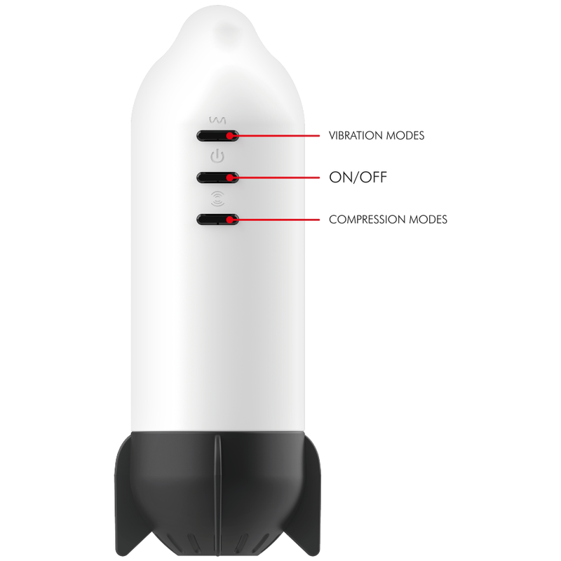 JAMYJOB - ROCKET MASTURBATOR WITH SOFT COMPRESSION AND VIBRATION TECHNOLOGY