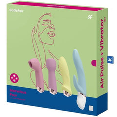 SATISFYER - MARVELOUS FOUR AIR PULSE AND VIBRATOR SET