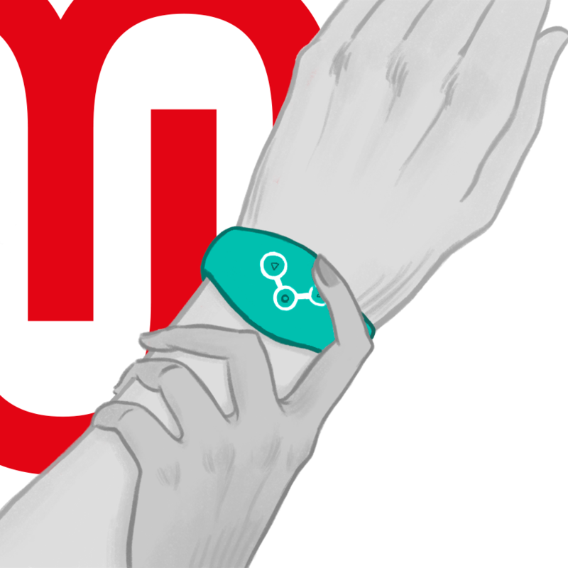 WATCHME - WATCH WITH AQUAMARINE WIRELESS TECHNOLOGY