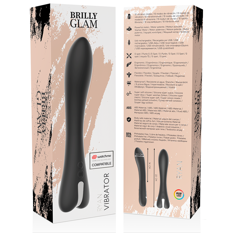 BRILLY GLAM - RYAN VIBRATOR WATCHME WIRELESS COMPATIBLE TECHNOLOGY