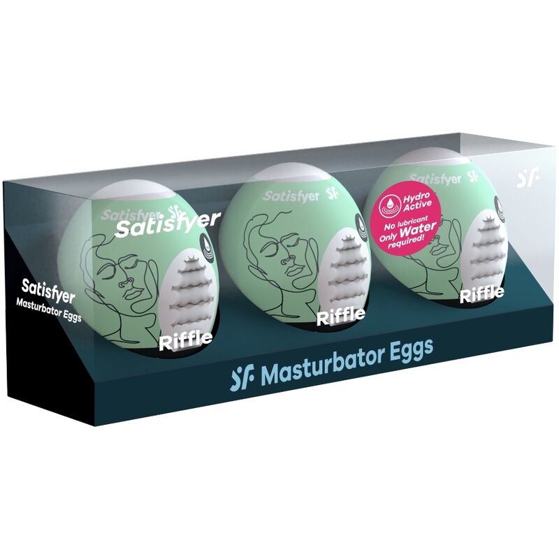 SATISFYER - 3 EGGS MASTURBATOR RIFFLE