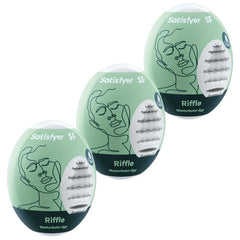 SATISFYER - 3 EGGS MASTURBATOR RIFFLE