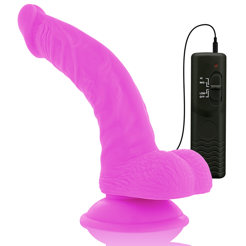 DIVERSIA - FLEXIBLE VIBRATOR DIVERSIA PURPLE 21.5 CM -O- 4.5 CM