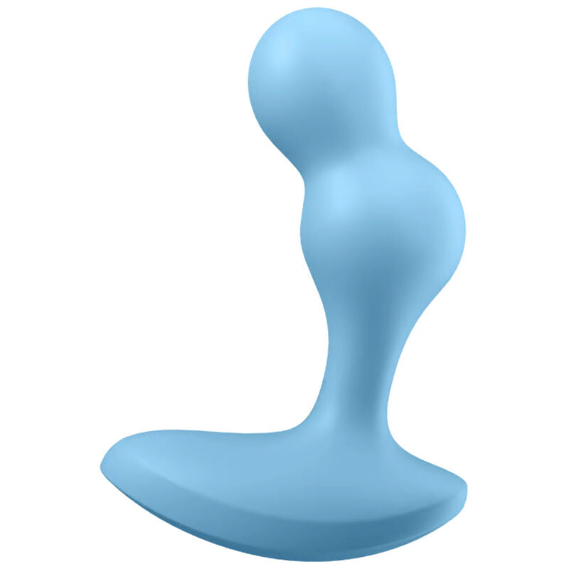 SATISFYER - DEEP DIVER VIBRATING PLUG APP GRAY