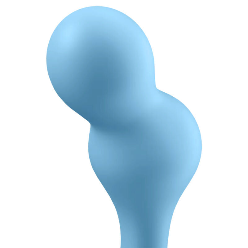 SATISFYER - DEEP DIVER VIBRATING PLUG APP GRAY
