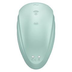 SATISFYER - AIR PULSE STIMULATOR AND VIBRATOR PEARL DIVER GREEN