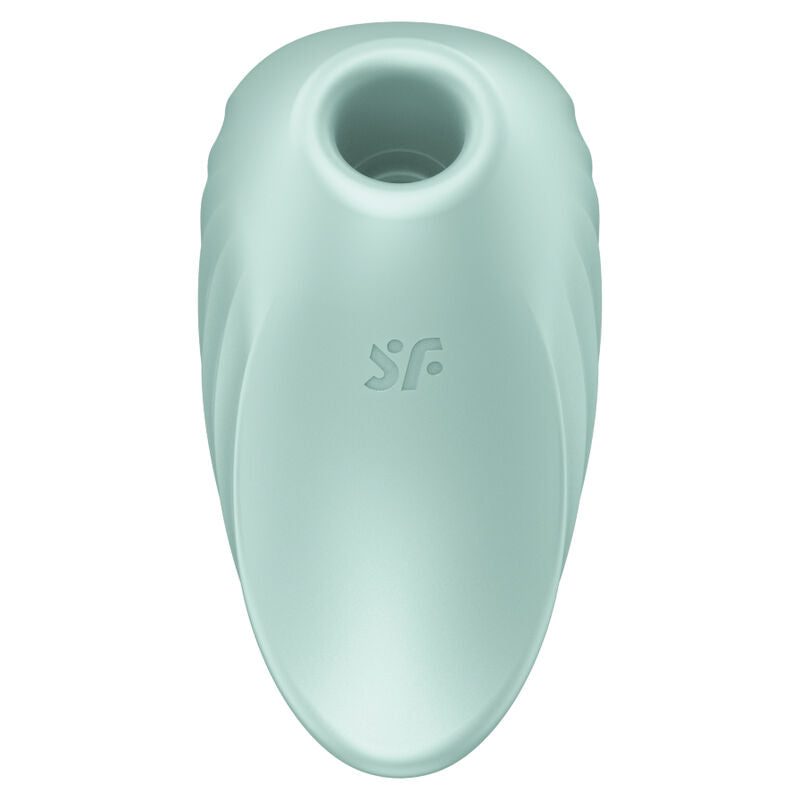 SATISFYER - AIR PULSE STIMULATOR AND VIBRATOR PEARL DIVER GREEN