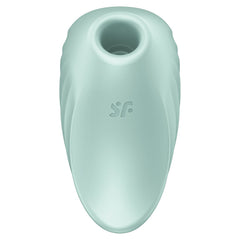 SATISFYER - AIR PULSE STIMULATOR AND VIBRATOR PEARL DIVER GREEN