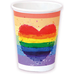 PRIDE - SET OF 8 LGBT FLAG GLASSES