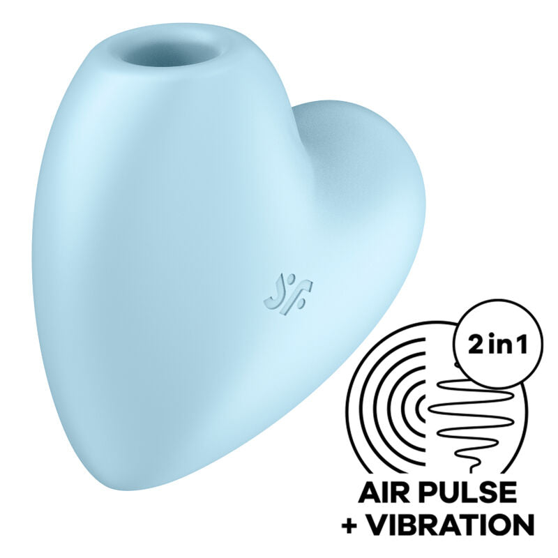 SATISFYER - CUTIE HEART WRIST STIMULATOR AND VIBRATOR PINK