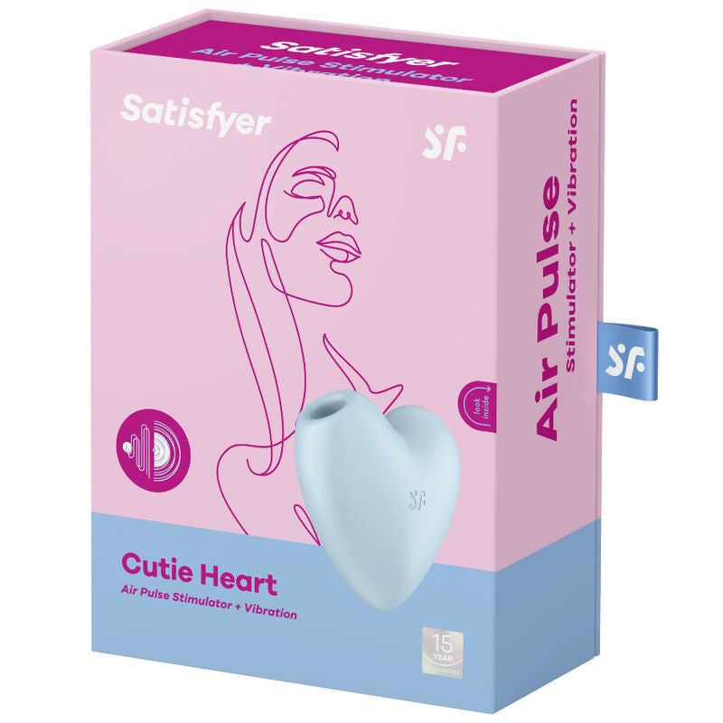 SATISFYER - CUTIE HEART WRIST STIMULATOR AND VIBRATOR PINK