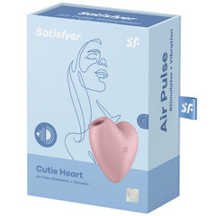 SATISFYER - CUTIE HEART WRIST STIMULATOR AND VIBRATOR PINK